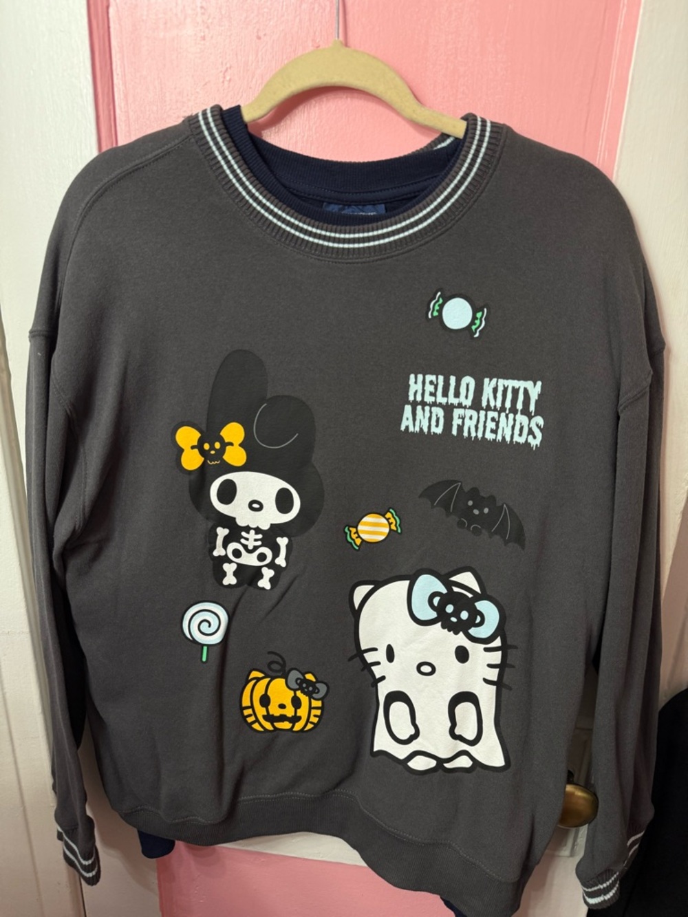 Hello Kitty Halloween Glow in the Dark Sweater